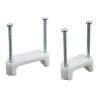 DOUBLE NAIL FLAT CABLE CLIPS